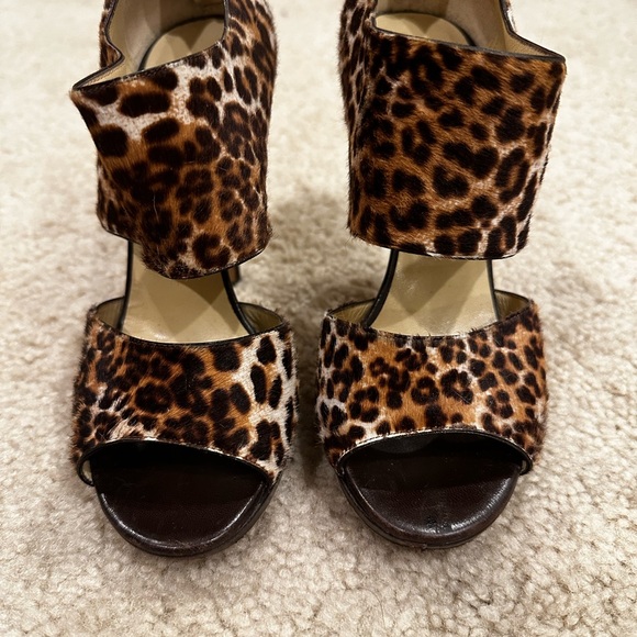 Jimmy Choo Leopard Heels Size 35.5 - Picture 4 of 6